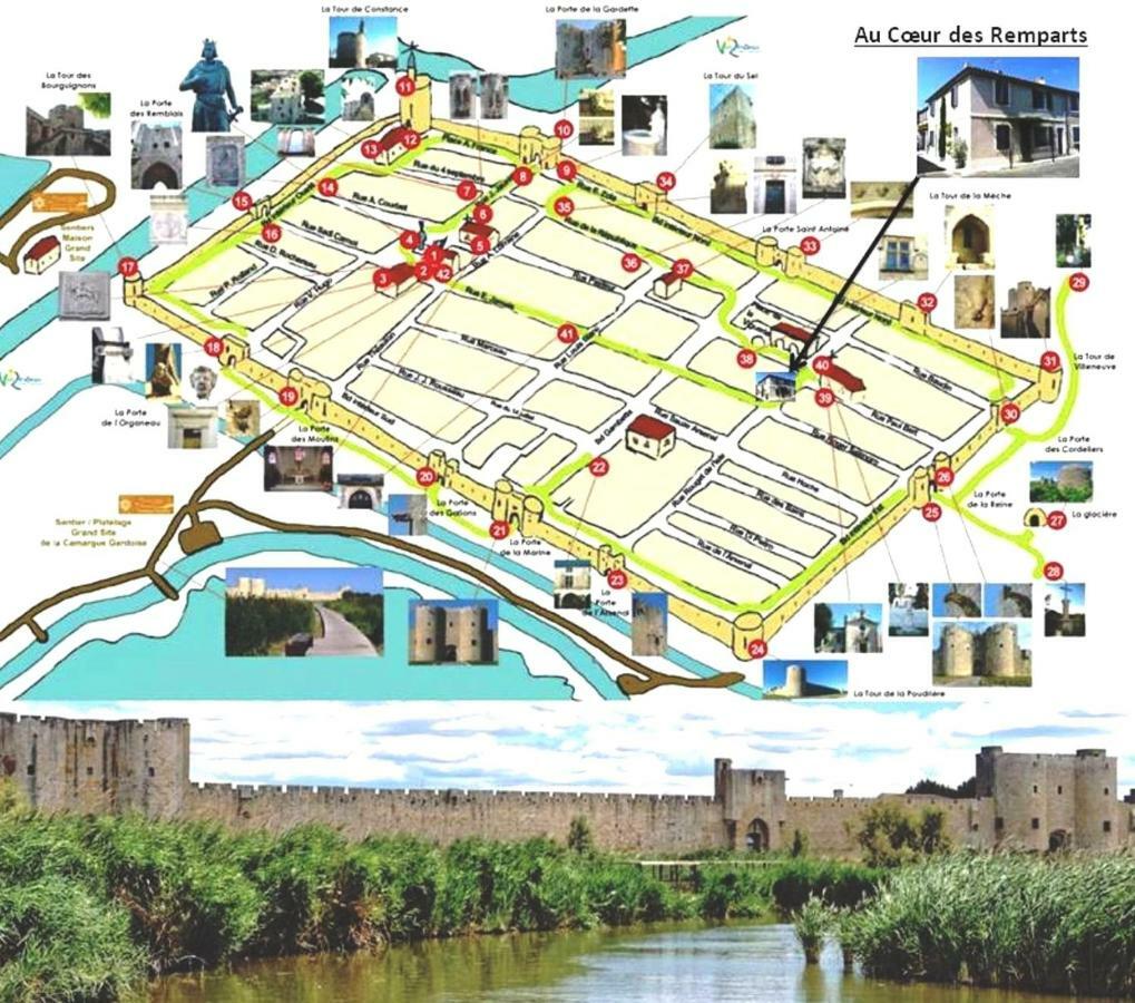 Au Coeur Des Remparts Apartment Айга-Мортас Екстериор снимка